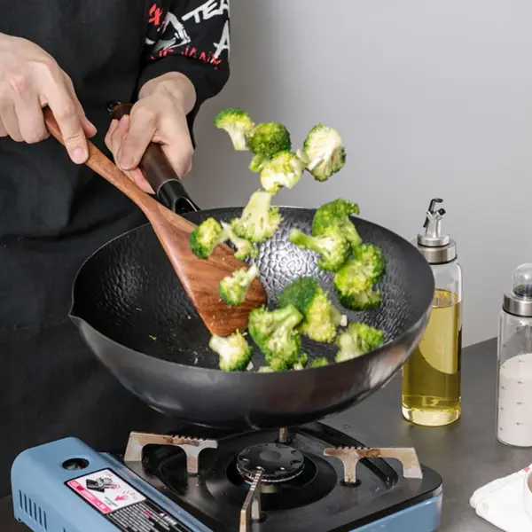 pan Non-coated Pot General use for Gas and Induction Cooker 32cm - Image 3