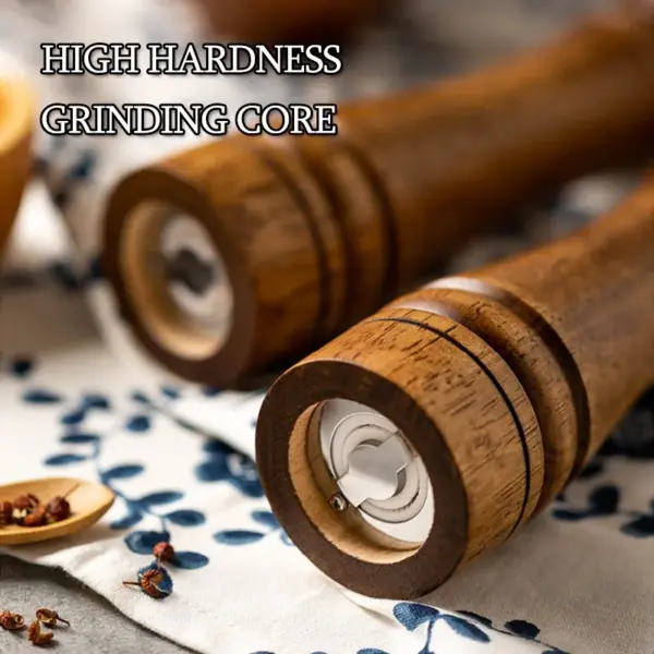 5/8/10 Inches Pepper Mills Salt And Pepper Grinder With Adjustable Ceramic Spice - Image 5