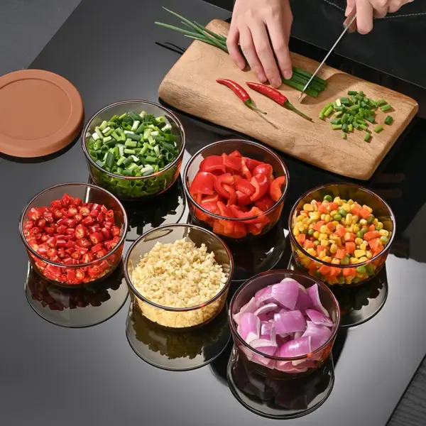 High Borosilicate Glass Preservation Box Meat Freezing Box Quick Freezing and Preservation Bowl Kitchen - Image 4