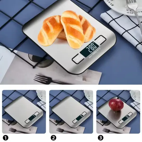 Digital Kitchen Scale LED Display 5kg/1g - Image 4