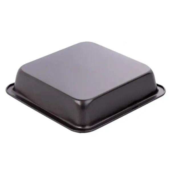 9inch Non Stick Pizza Pan Bakeware Carbon Steel Square Plate Tray Bread Cake Mold Kitchen Baking Tools