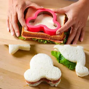 Sandwich Cutters For Children Kids Heart Star Mickey Bread Toast