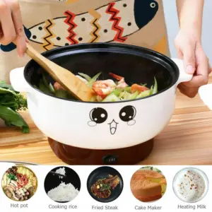 Electric MultiCooker Multifunctional,Rice Cooker Frying, Pan Non-stick Cookware