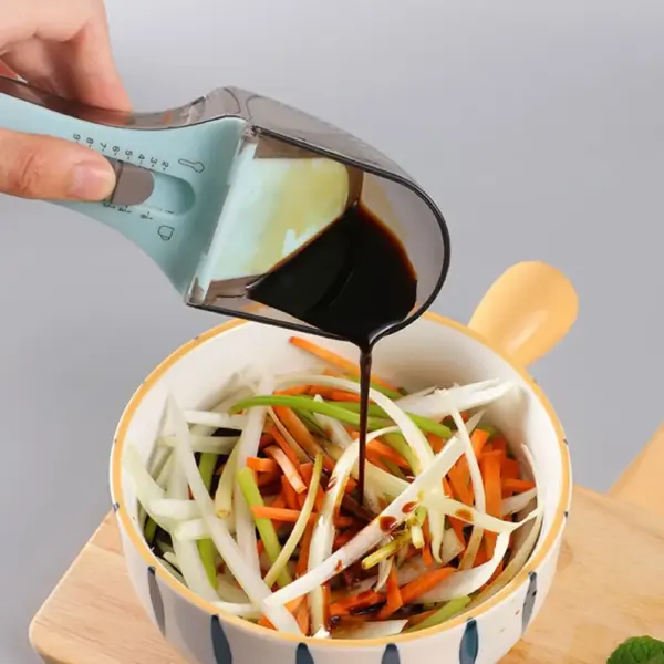 New Adjustable Measuring Spoons with Scale - Image 4