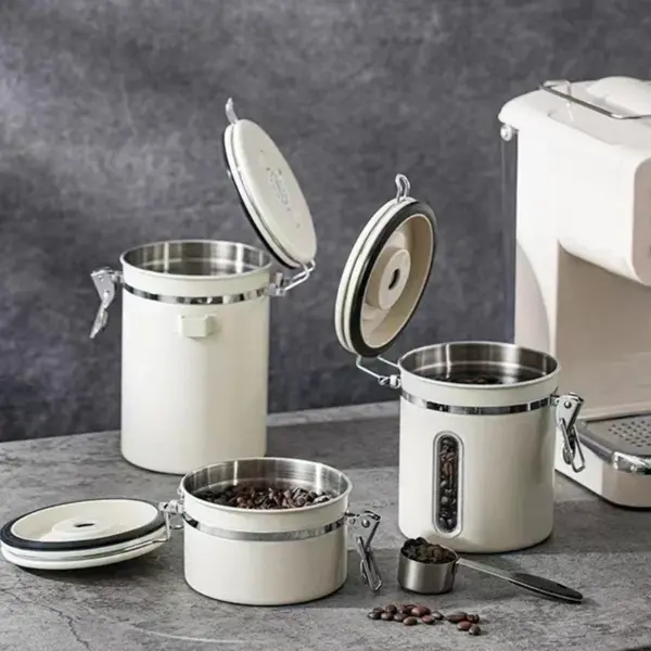 1200/1500/1800ml Stainless Steel Vacuum Storage Container, Airtight Jar - Image 5