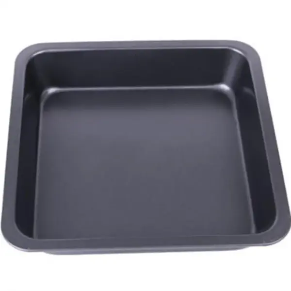 9inch Non Stick Pizza Pan Bakeware Carbon Steel Square Plate Tray Bread Cake Mold Kitchen Baking Tools - Image 6