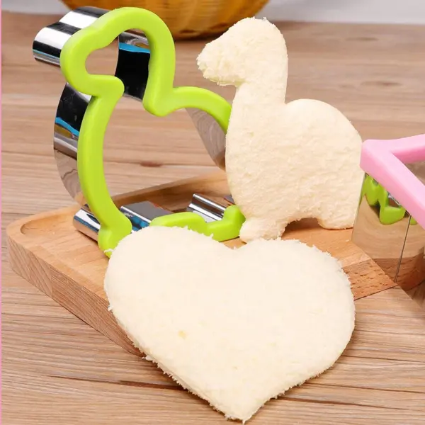 Sandwich Cutters For Children Kids Heart Star Mickey Bread Toast - Image 2