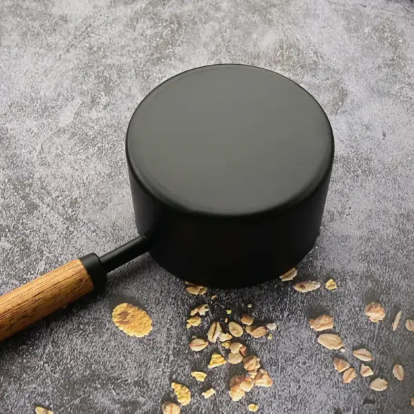 4/8Pcs Wooden Handle Stainless Steel Measuring Cups Spoons - Image 5