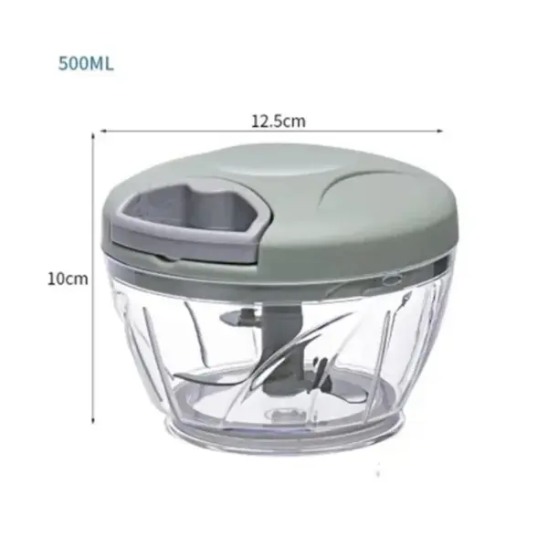 500/900ML Manual Garlic Chopper Press Stainless Steel Multi-Purpose - Image 6
