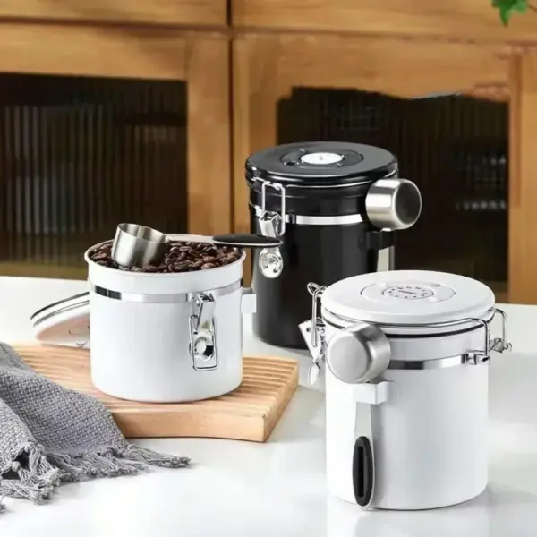 1200/1500/1800ml Stainless Steel Vacuum Storage Container, Airtight Jar - Image 6