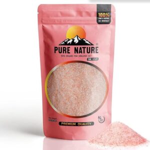 PURE NATURE Himalayan Pink Salt 2lb Fine Grain Pouch